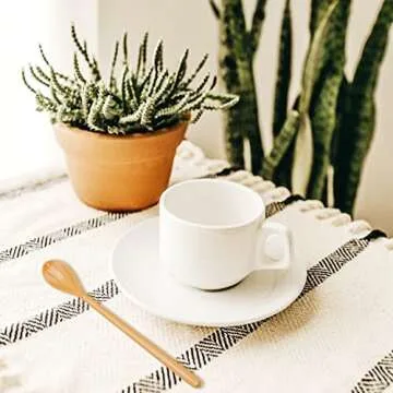 Goeielewe Colorful Mixing Spoon Set - 8 Durable Melamine Spoons