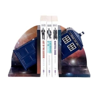 Underground Toys Doctor Who 6" Resin TARDIS Bookends – Essential for Fans!