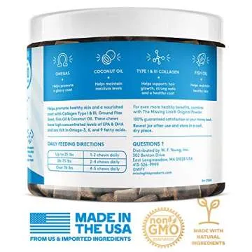 The Missing Link Collagen Care Chews for Healthy Skin & Coat