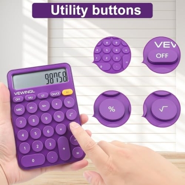 Standard Calculator 12 Digit with Large Display & Buttons