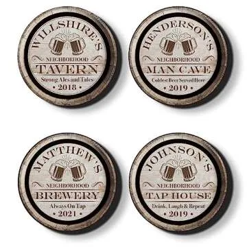 Custom Neighborhood Tavern Sign for Home Bars