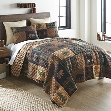 Donna Sharp Twin Quilt Set for Cabin Inspired Decor