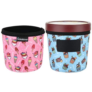 Ice Cream Sleeves with Spoon Holder for Perfect Treats