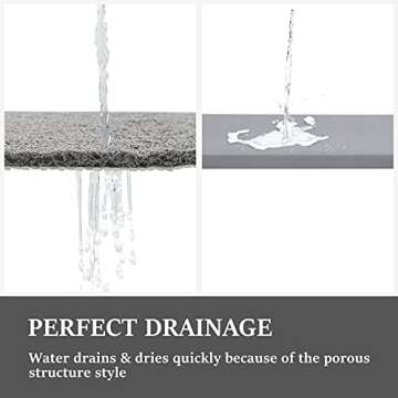 LuxStep Non-Slip Shower Mat for Safe Bathing Experience