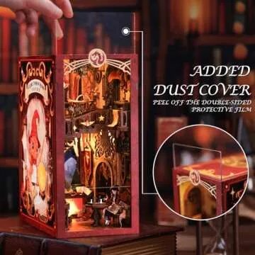 Fsolis Book Nook Kit DIY Miniature House for Adults