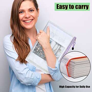 EOOUT 28pcs Mesh Zipper Pouch Set for Organization