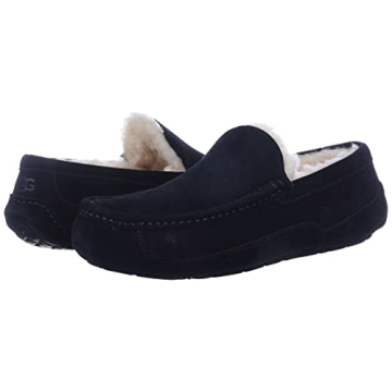 UGG Men's Ascot Slipper Black Size 12 - Cozy Comfort