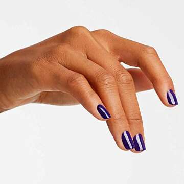 OPI Nail Lacquer Do You Have this Color in Stock-holm? | Opaque Dark Purple Chip Resistant Nail Polish | Vegan, Quick Drying, Streak Free