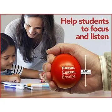 Teacher Peach Stress Balls for Anxiety Relief & Focus