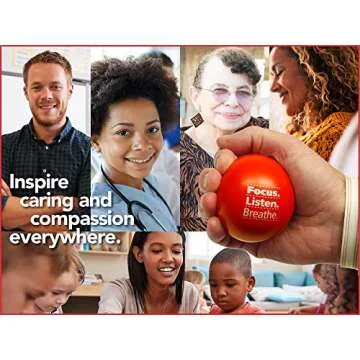 Teacher Peach Stress Balls for Anxiety Relief & Focus