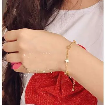 Chic Gold Filled Bracelet for Women and Girls Gift