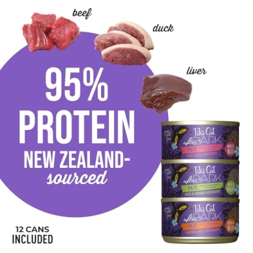 Tiki Cat After Dark Pâté Variety Pack - High Protein Cat Food