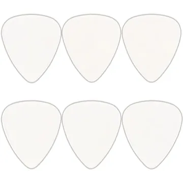 Affordable Clear Celluloid Guitar Picks - 24 Pack