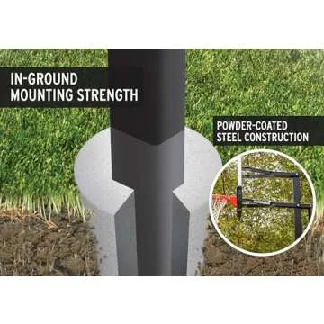 Silverback In-Ground Basketball Hoops with Adjustable Height