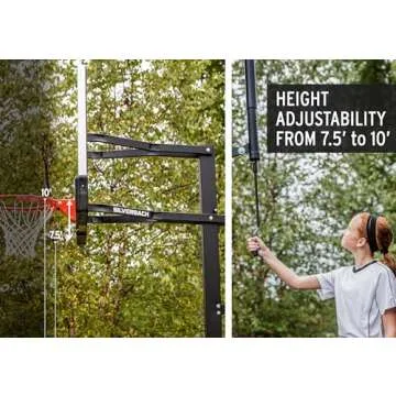 Silverback In-Ground Basketball Hoops with Adjustable Height