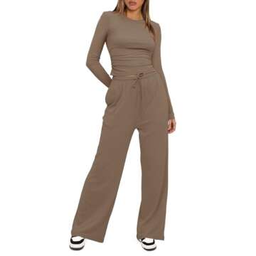 Darong Women’s 2 Piece Set Fall Fashion Comfortable Loungewear