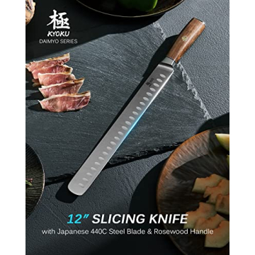 KYOKU 12" Slicing Knife Perfect for Meat Carving