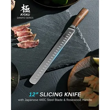KYOKU 12" Slicing Knife Perfect for Meat Carving