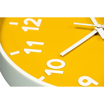 Modern Wall Clock - 12 Inch Silent Quartz Design