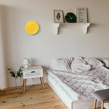 Modern Wall Clock - 12 Inch Silent Quartz Design