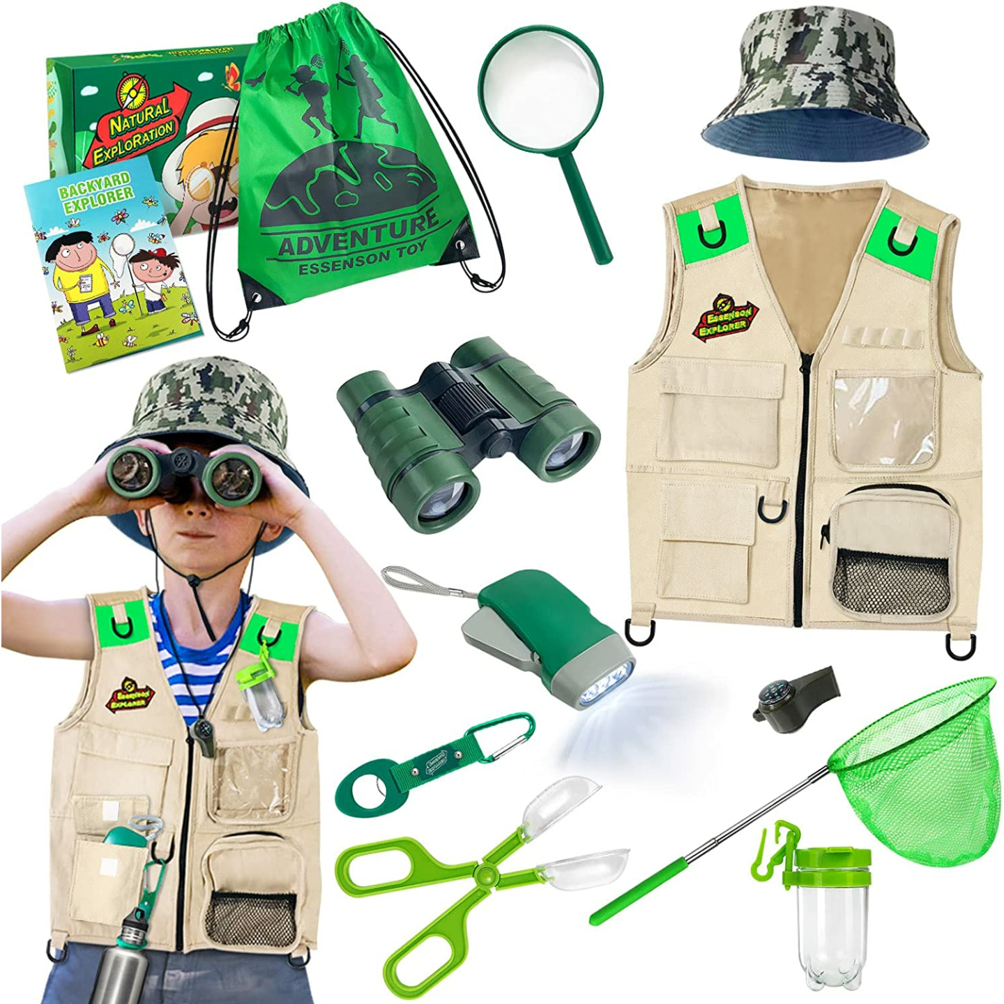 Outdoor Explorer Kit & Bug Catcher Gift for Kids
