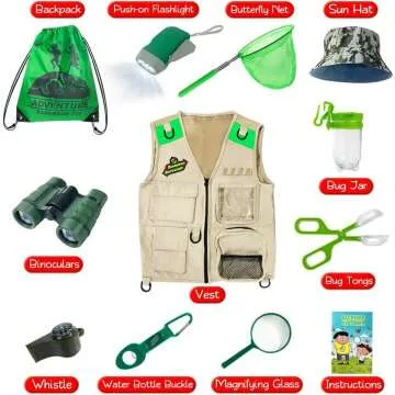 Outdoor Explorer Kit & Bug Catcher Gift for Kids
