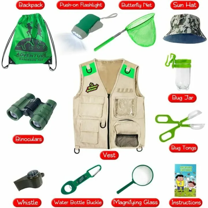 Outdoor Explorer Kit & Bug Catcher Gift for Kids