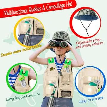 Outdoor Explorer Kit & Bug Catcher Gift for Kids