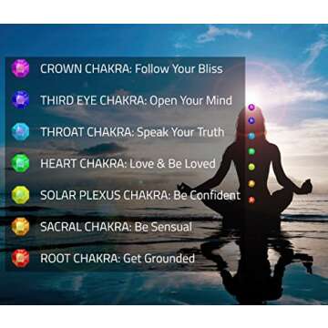 Chakra Bracelet with Meaning Card & Adjustable Fit