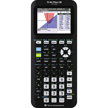 Texas Instruments TI-84 Plus CE Color Graphing Calculator, Black