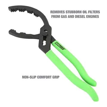 OEMTOOLS Heavy Duty Oil Filter Wrench Pliers for Easy Use