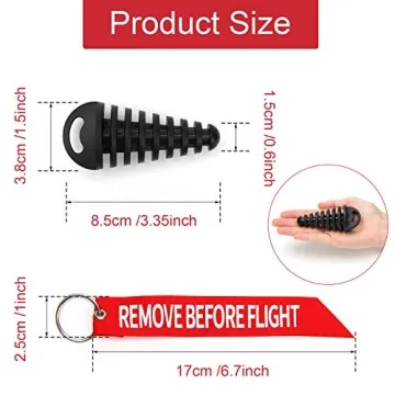 Muffler Exhaust Wash Plug for Motorcycle - 2 Pack