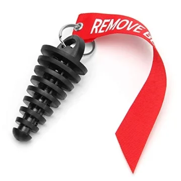 Muffler Exhaust Wash Plug for Motorcycle - 2 Pack