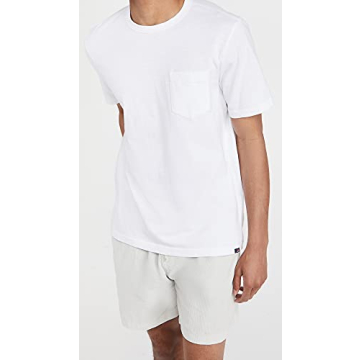 Faherty Men's Sunwashed Pocket Tee - Lightweight Jersey Style
