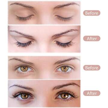 Leinuosen 20 Pack Y Lash Lift Tool Y Shape Eyelash Brush Silicone Grafting Lash Brush for Eyelash Extension Clean up