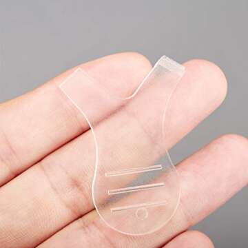 Leinuosen 20 Pack Y Lash Lift Tool Y Shape Eyelash Brush Silicone Grafting Lash Brush for Eyelash Extension Clean up