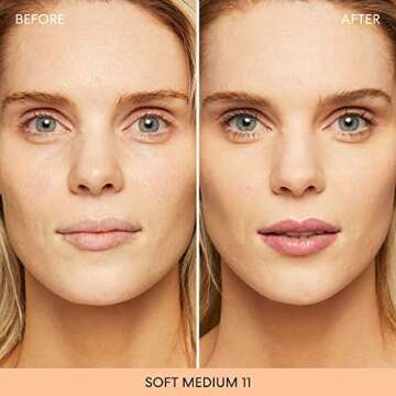 bareMinerals Original Loose Powder Foundation SPF 15, Lightweight Mineral Loose Powder Foundation Makeup, Buildable Coverage, Talc Free, Vegan (Soft Medium 11)