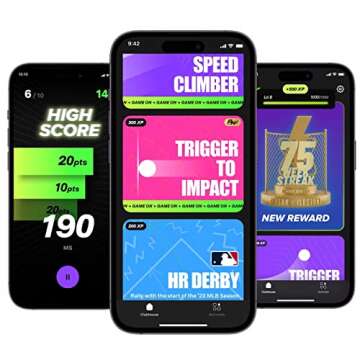 Diamond Kinetics SwingTracker Bat Sensor and Swing Analyzer with Free 1-Year Subscription for Baseball and Softball