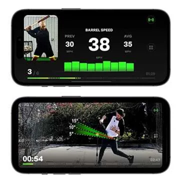 Diamond Kinetics SwingTracker Bat Sensor and Swing Analyzer with Free 1-Year Subscription for Baseball and Softball