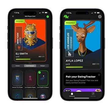 Diamond Kinetics SwingTracker Bat Sensor and Swing Analyzer with Free 1-Year Subscription for Baseball and Softball