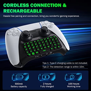 MoKo PS5 Gaming Keyboard with Backlight and Speaker