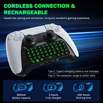 MoKo PS5 Gaming Keyboard with Backlight and Speaker