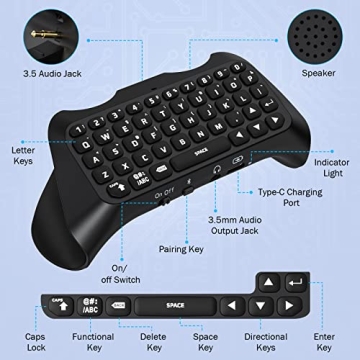MoKo PS5 Gaming Keyboard with Backlight and Speaker