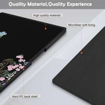 Aippdo Case for Remarkable 2 Paper Tablet 10.3" 2020 Released,Lightweight and Hard Back Shell Protective Book Folio Cover with Built-in Pen Holder,Comes with Remarkable 2 Pen Tips.