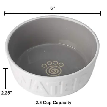 Ceramic Dog Bowl Dishwasher & Microwave Safe