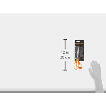 Fiskars 01-005437 Heritage Seamstress Scissors, 8 Inch, Stainless Steel, Orange and White