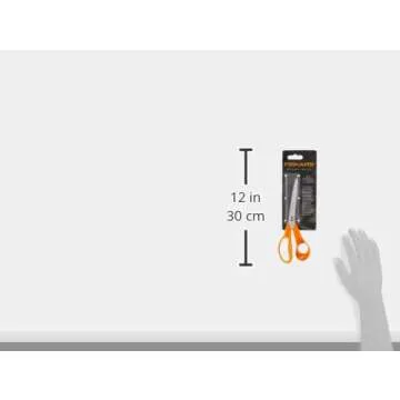 Fiskars 01-005437 Heritage Seamstress Scissors, 8 Inch, Stainless Steel, Orange and White