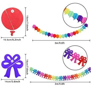 ZJHAI Rainbow Birthday Decorations for All Ages