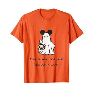 MNSSHP 2023! This is My Costume! Ghost! Pumpkin! Halloween! T-Shirt