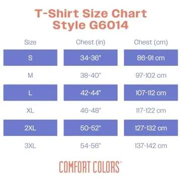Comfort Colors Adult Long Sleeve Tee, Style G6014, Blue Jean, Large